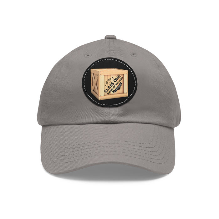 ClassOneModelWorks - Dad Hat with Leather Patch (Round)