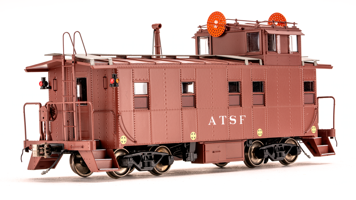 Santa Fe Peaked Roof Caboose 2200s - Wig-Wag - Un-Numbered
