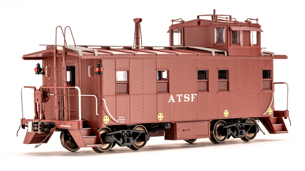 Santa Fe Peaked Roof Caboose 500s - Radio - Un-Numbered