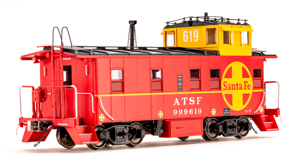 Santa Fe Peaked Roof Caboose CE-3 - Mid-Life 999619