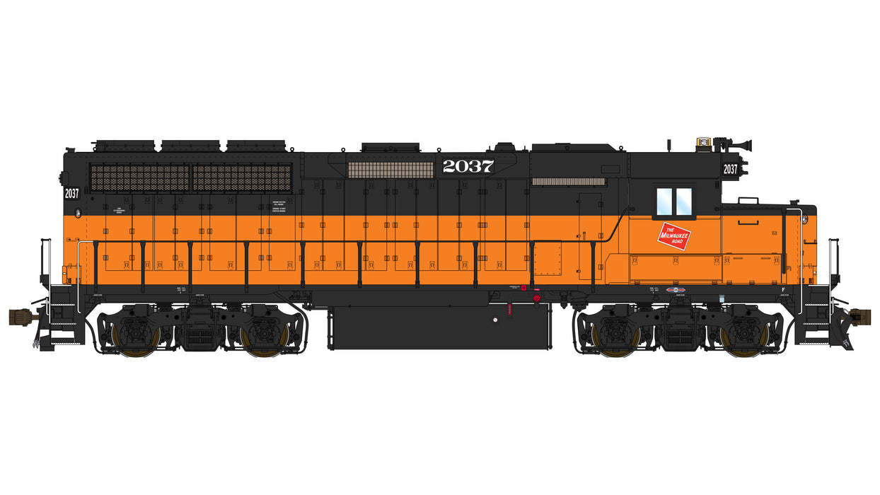 EMD GP40 1A3 - Milwaukee Road 2037