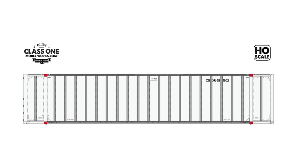 A sideview of the 2-Pack Hyundai 48' Exterior Post CSX Run 2