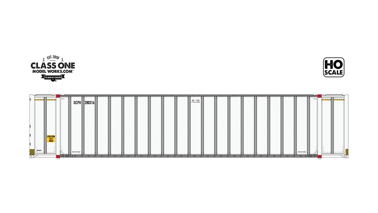 A sideview of the 2-Pack Hyundai 48' Exterior Post - Genstar - Run 2