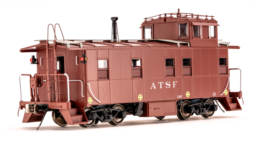 Santa Fe Peaked Roof Caboose 2200s - Radio - Un-Numbered