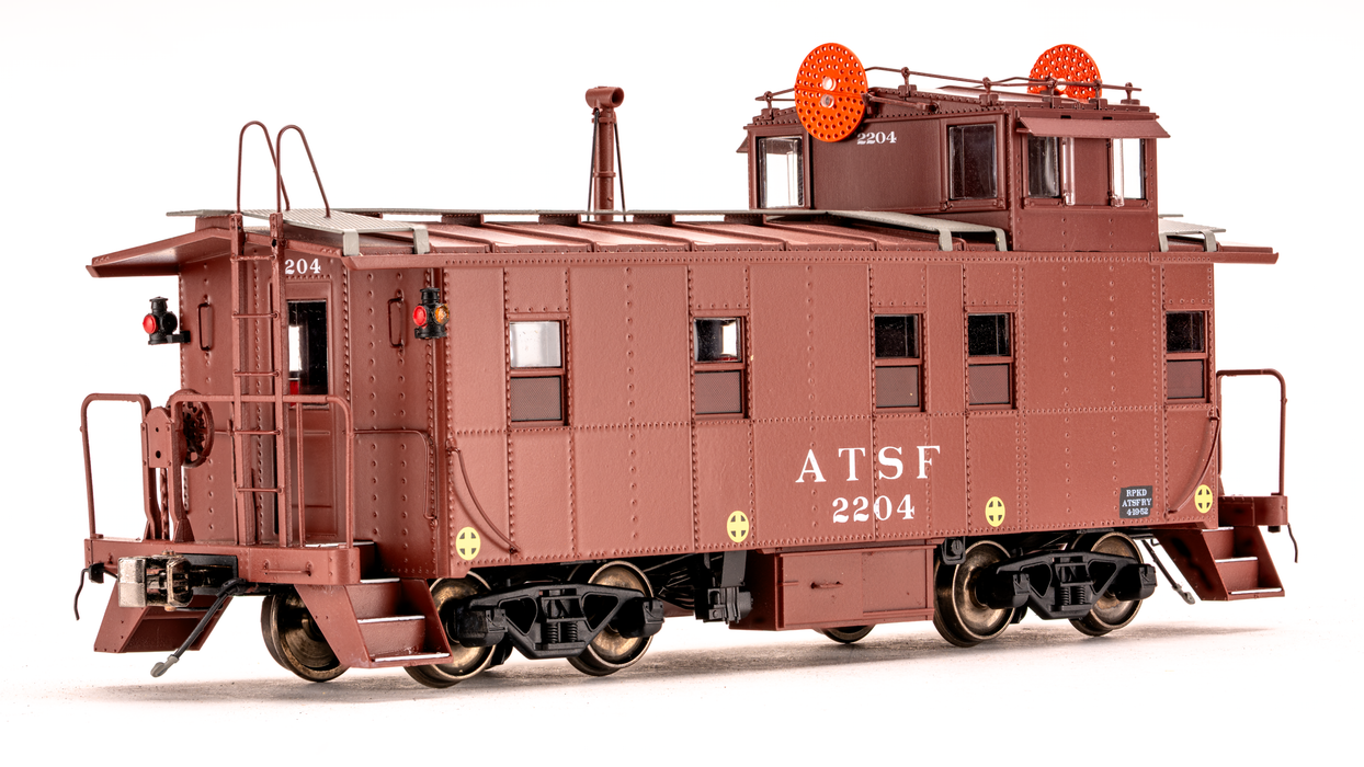 Santa Fe Peaked Roof Caboose 2200s - Wig-Wag