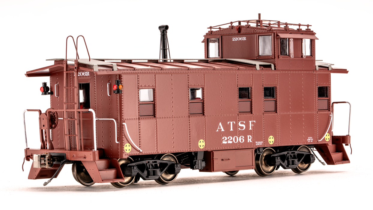 Santa Fe Peaked Roof Caboose 2200s - Radio
