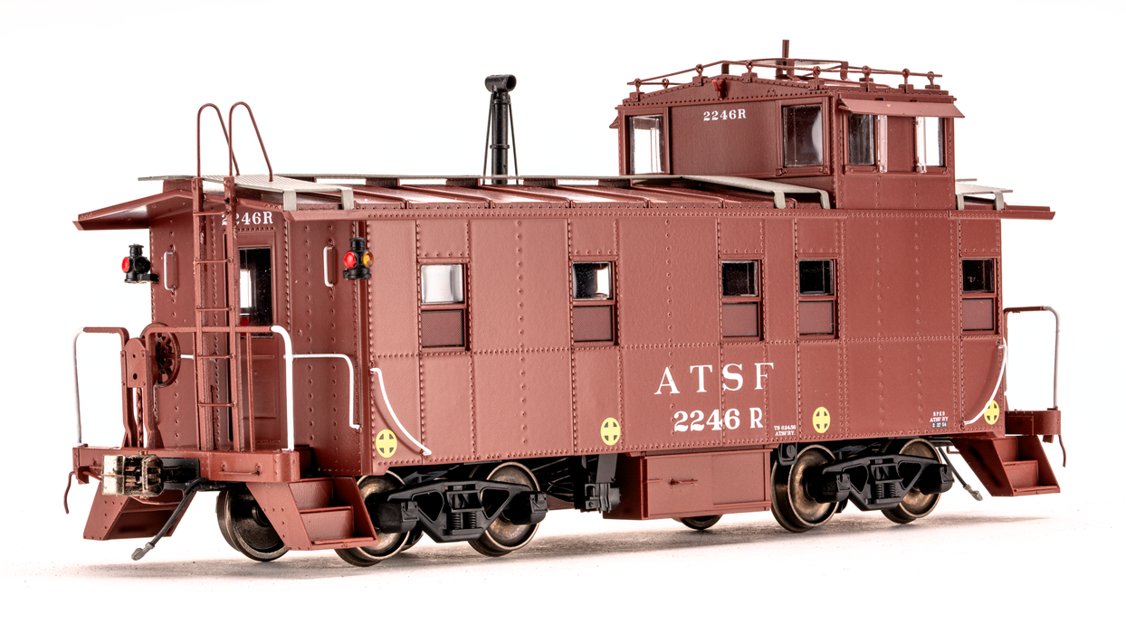 Santa Fe Peaked Roof Caboose 2200s - Radio