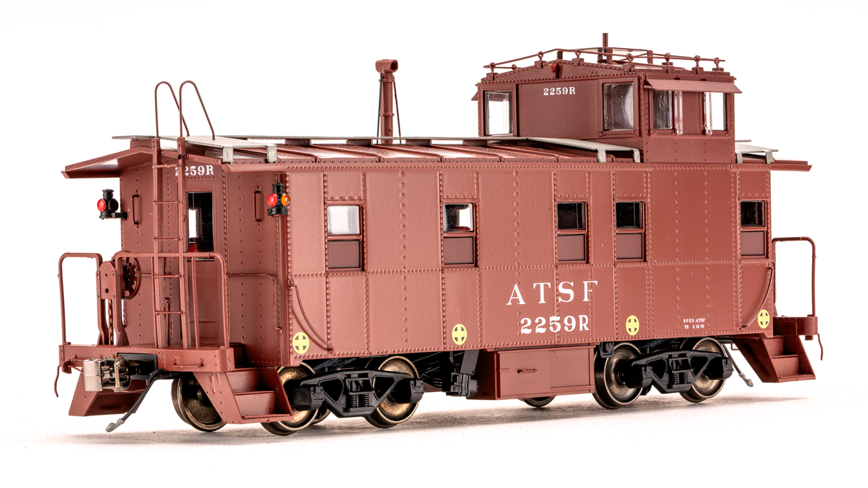 Santa Fe Peaked Roof Caboose 2200s - Radio