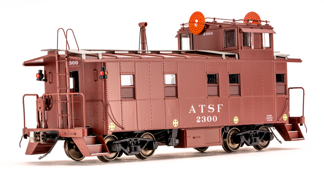 Santa Fe Peaked Roof Caboose 2200s - Wig-Wag