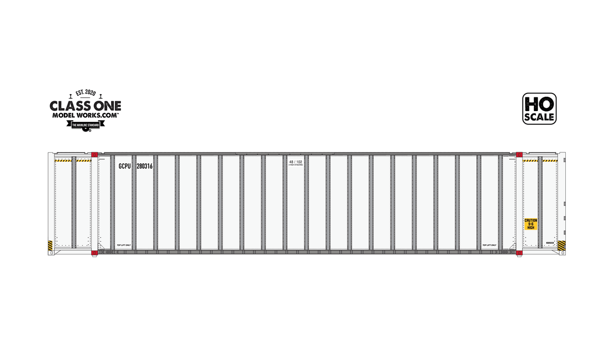 A sideview of the 2-Pack Hyundai 48' Exterior Post - Genstar - Run 2