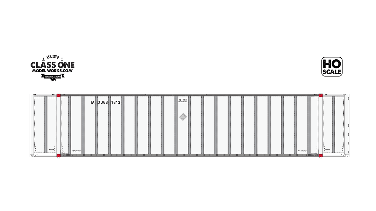 A sideview of the 2-Pack Hyundai 48' Exterior Post - Trac Leasing - Run 2