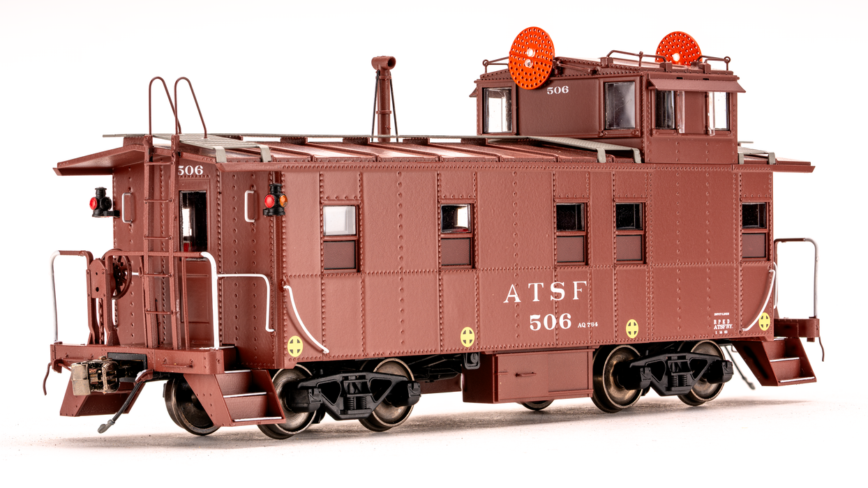Santa Fe Peaked Roof Caboose 500s - Wig-Wag