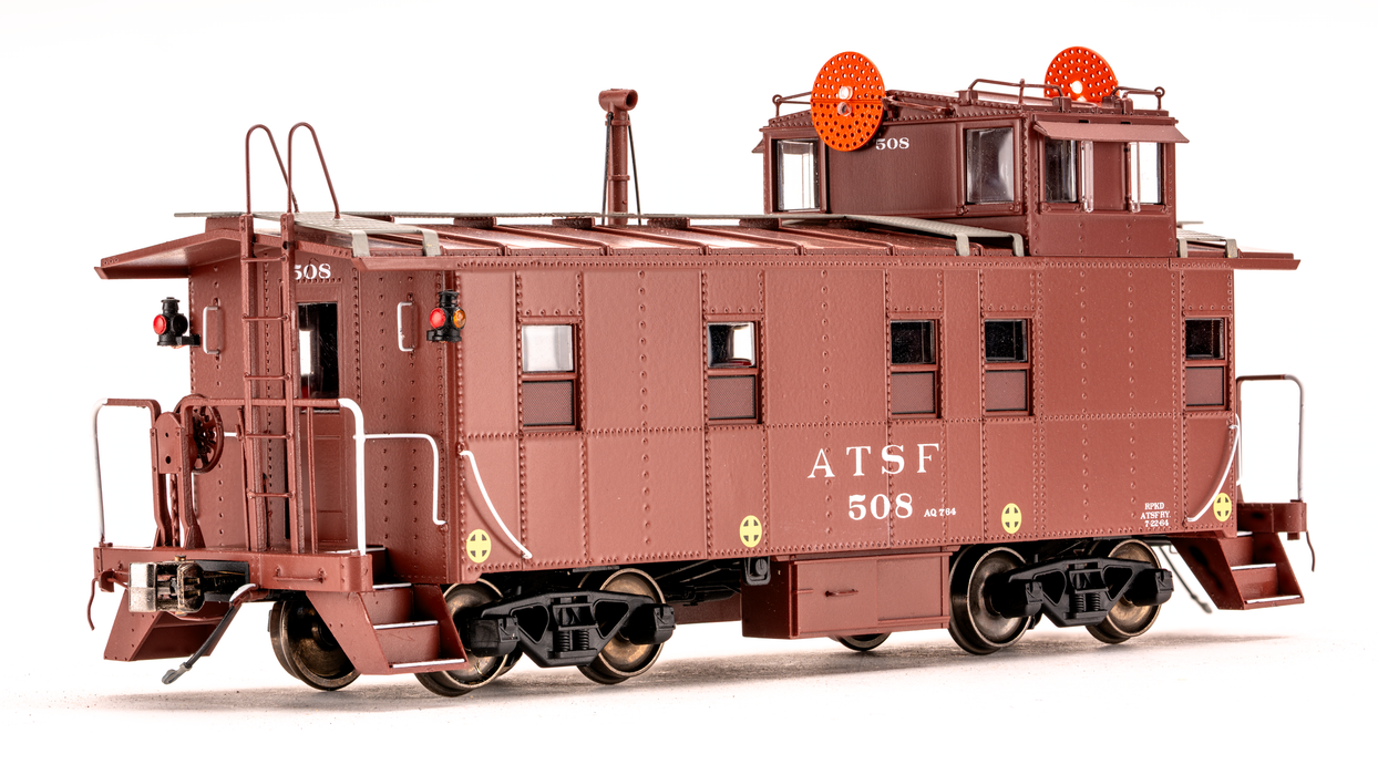 Santa Fe Peaked Roof Caboose 500s - Wig-Wag