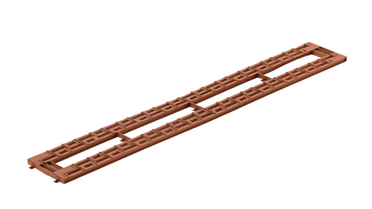 50-FT MINERAL BROWN WHEEL RACK - HO SCALE