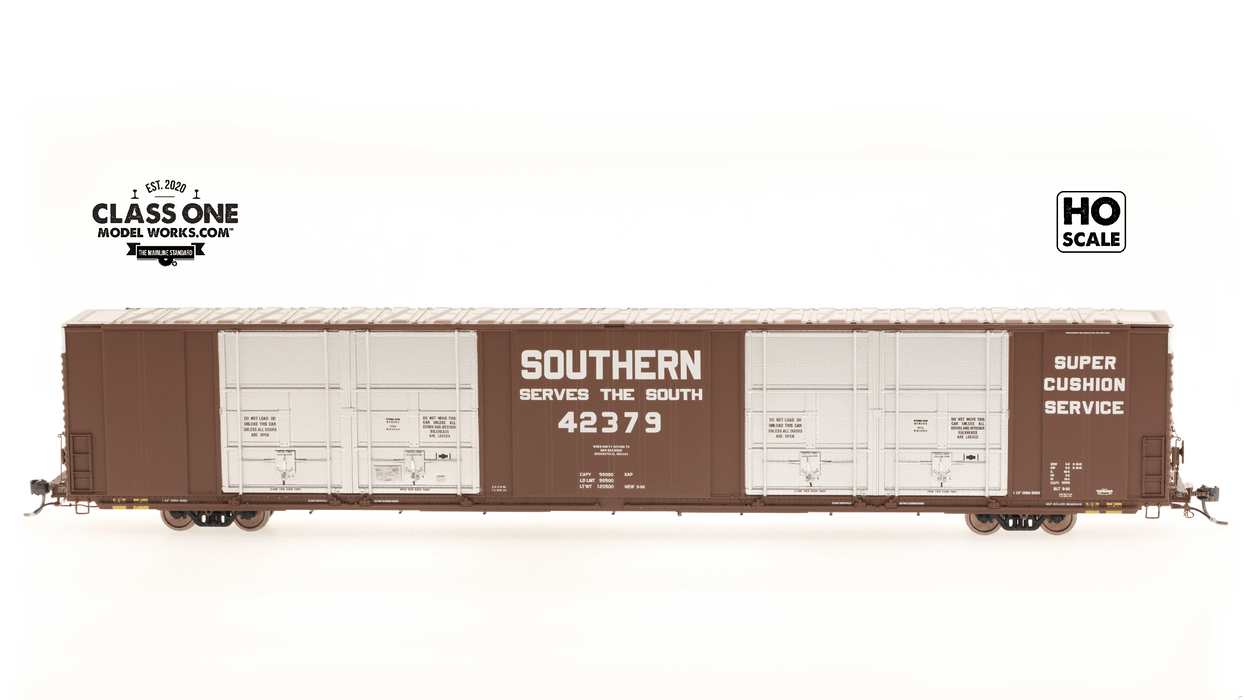 THRALL 86' HIGHCUBE BOXCAR - 8 DOOR - SOUTHERN - RUN 2