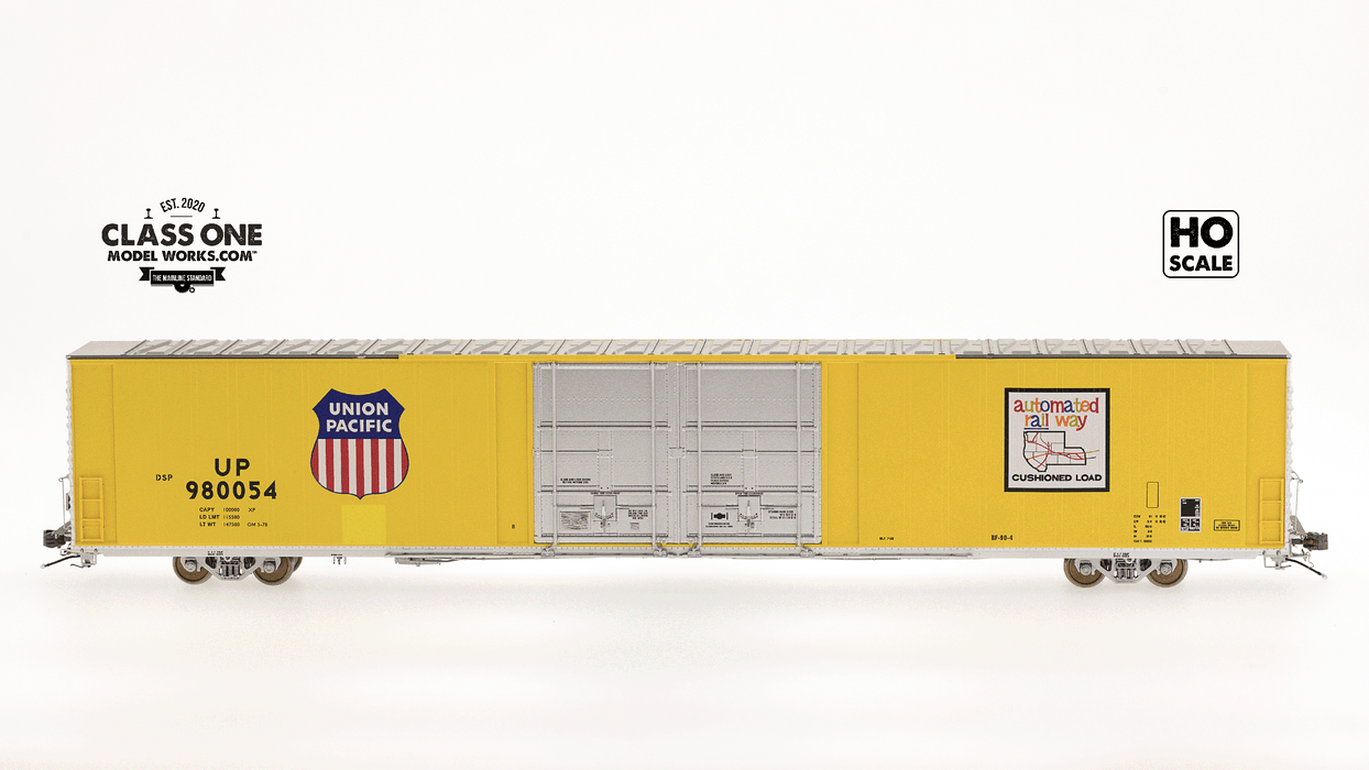 THRALL 86' HIGHCUBE BOXCAR - 4 DOOR - UNION PACIFIC - RUN 2