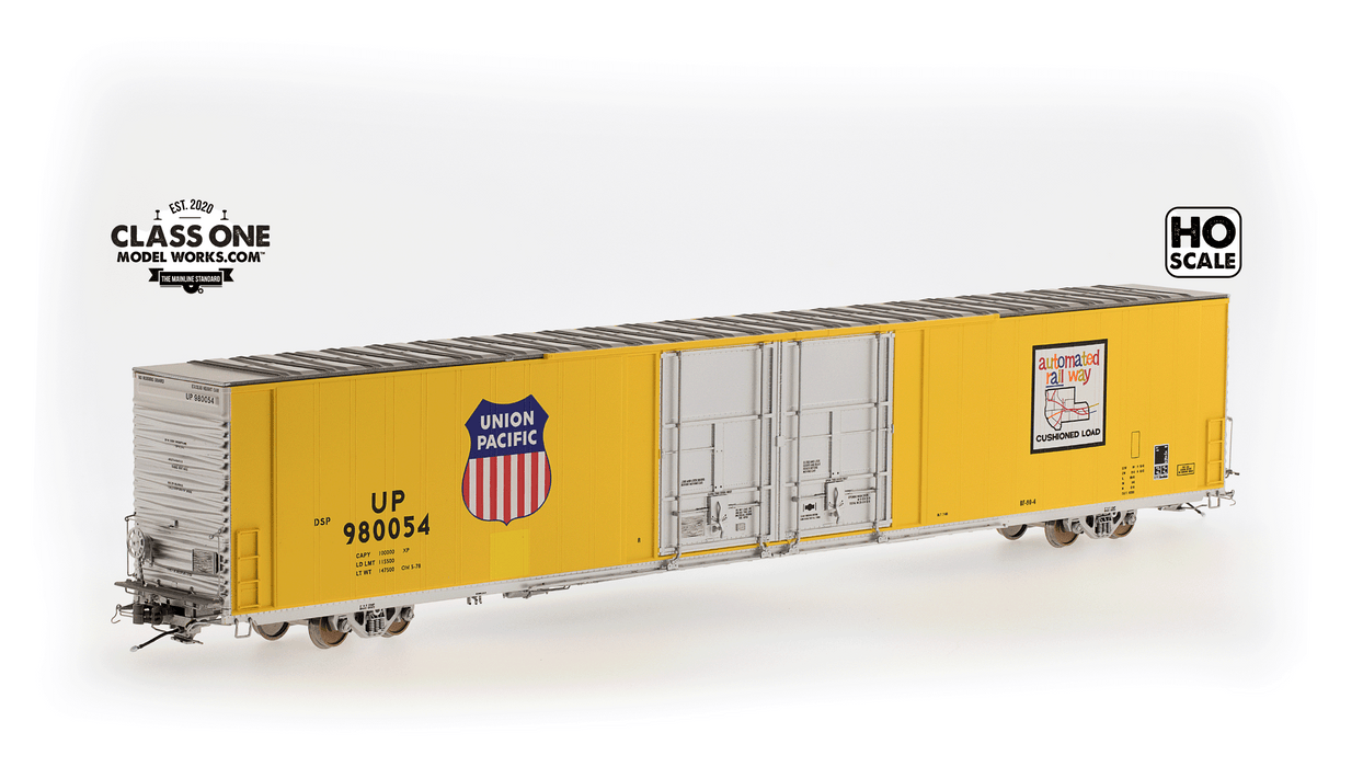 THRALL 86' HIGHCUBE BOXCAR - 4 DOOR - UNION PACIFIC - RUN 2