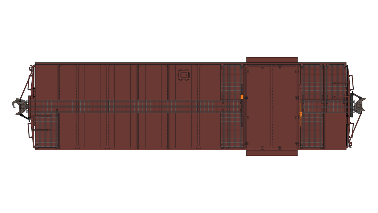 Santa Fe Peaked Roof Caboose 500s - Wig-Wag