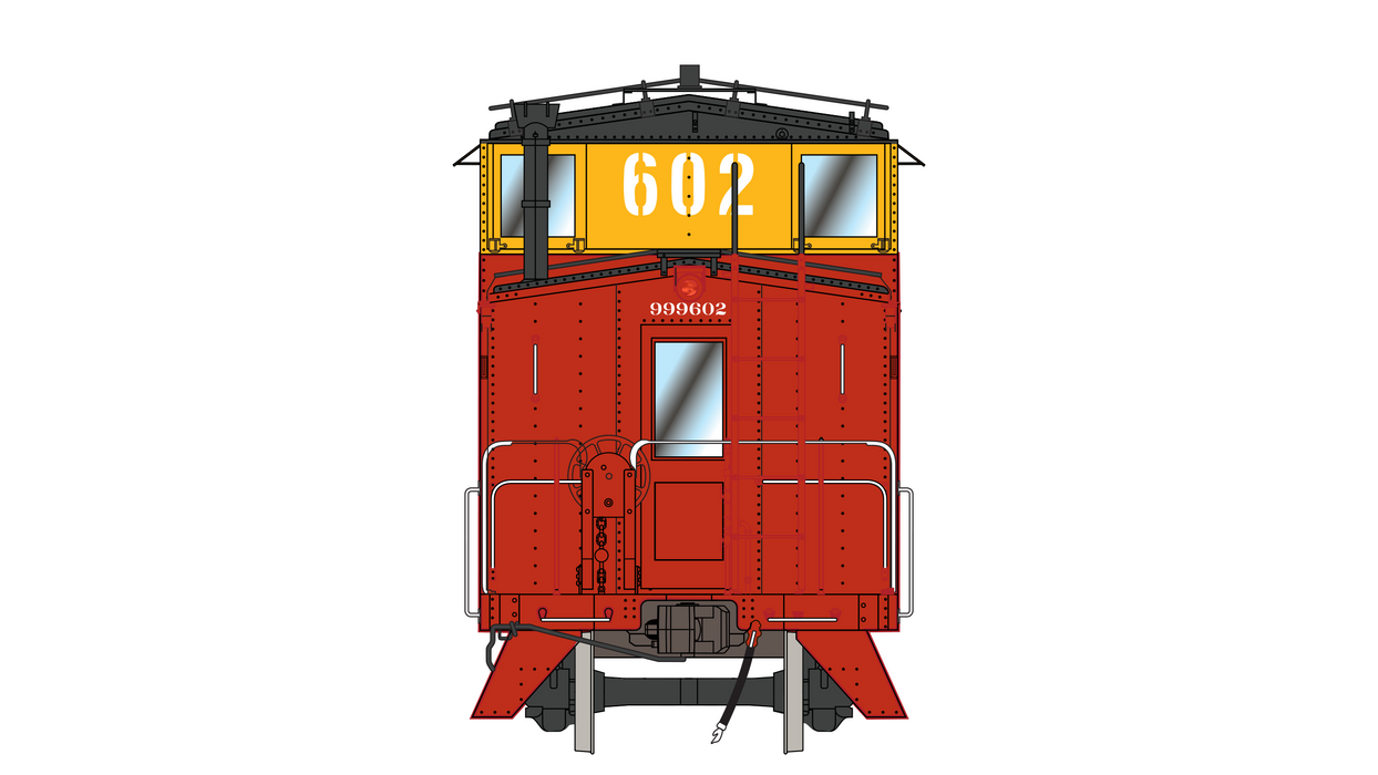 Santa Fe Peaked Roof Caboose CE-3 - Late 999602
