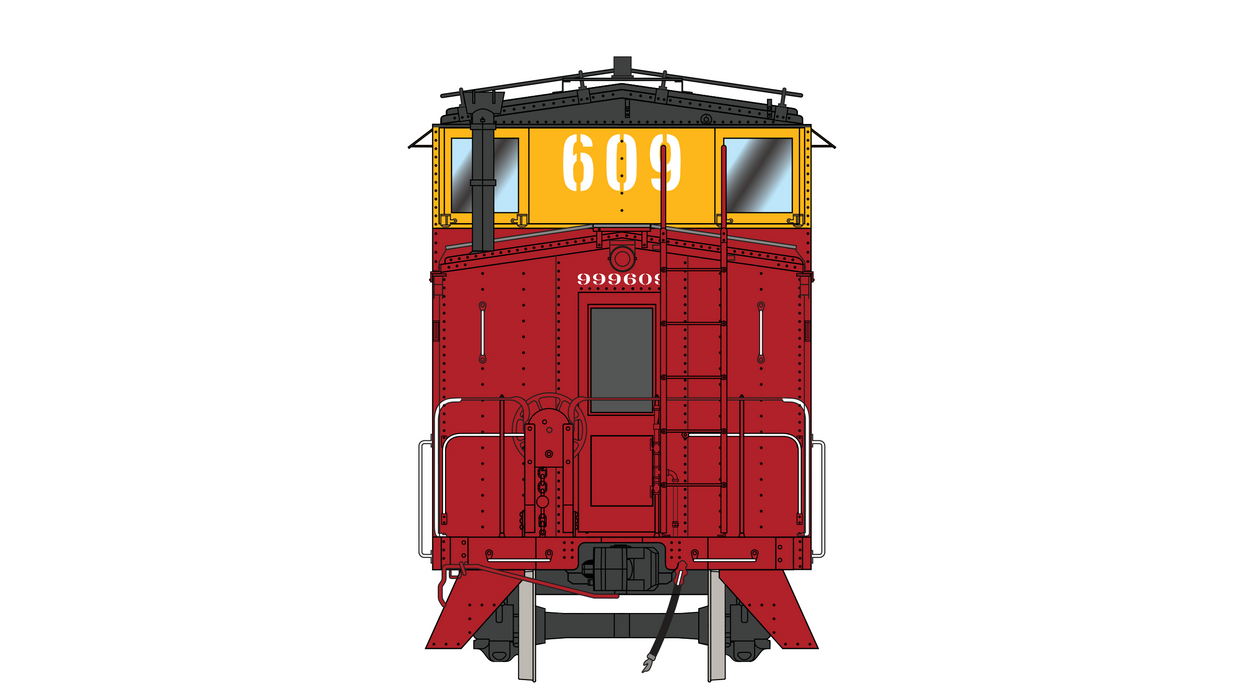 Santa Fe Peaked Roof Caboose CE-3 - Late 999609