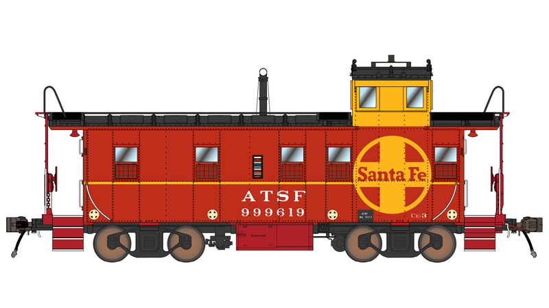 ATSF Peaked Roof Caboose