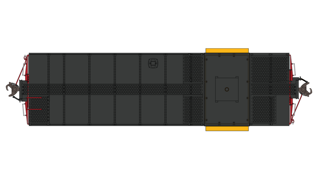 Santa Fe Peaked Roof Caboose CE-3 - Mid-Life 999619