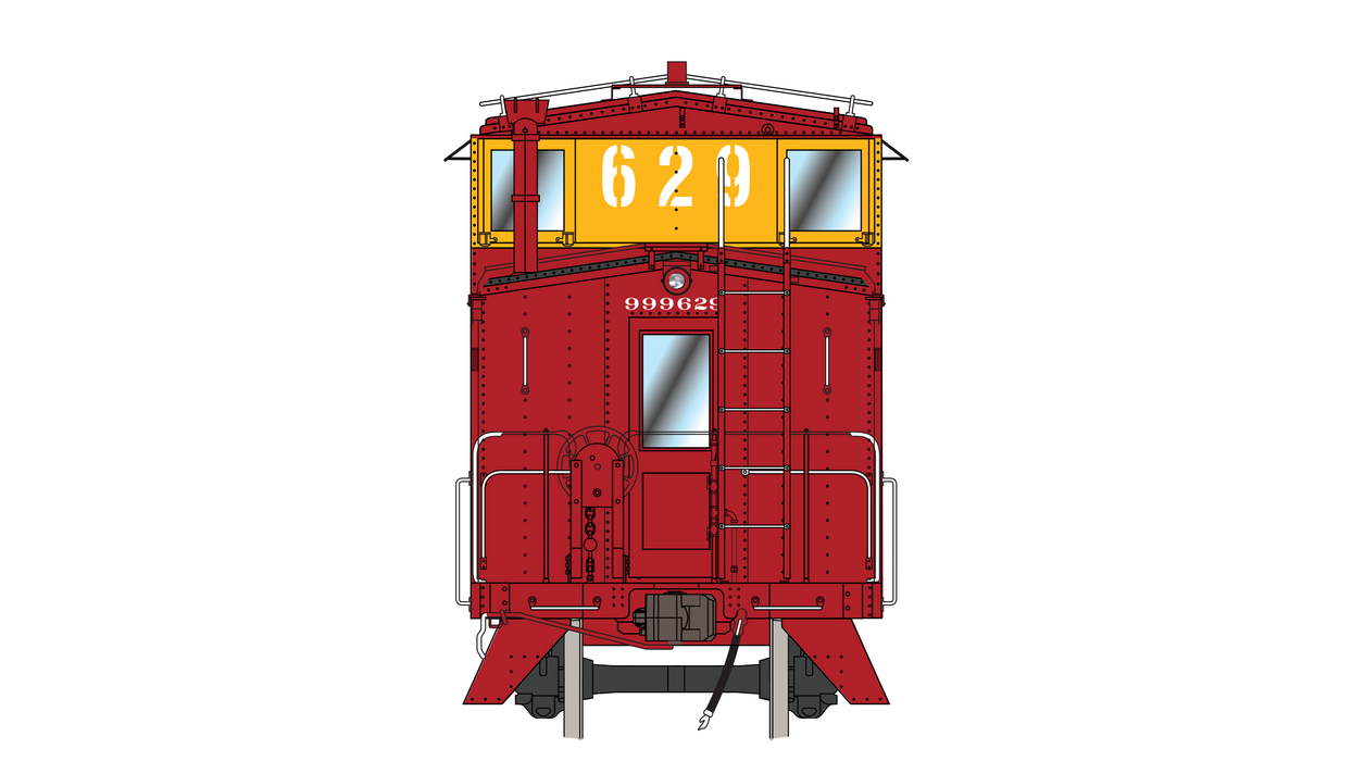 Santa Fe Peaked Roof Caboose CE-3 - Late 999629