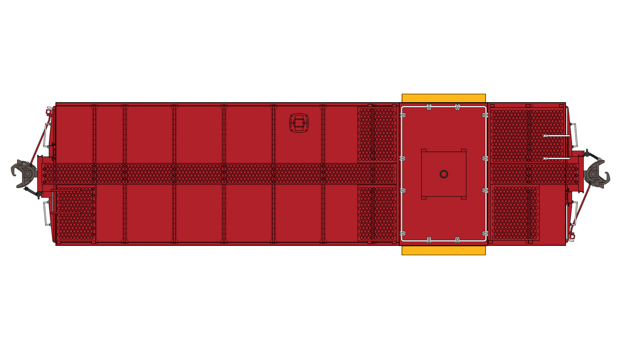 Santa Fe Peaked Roof Caboose CE-3 - Late 999629