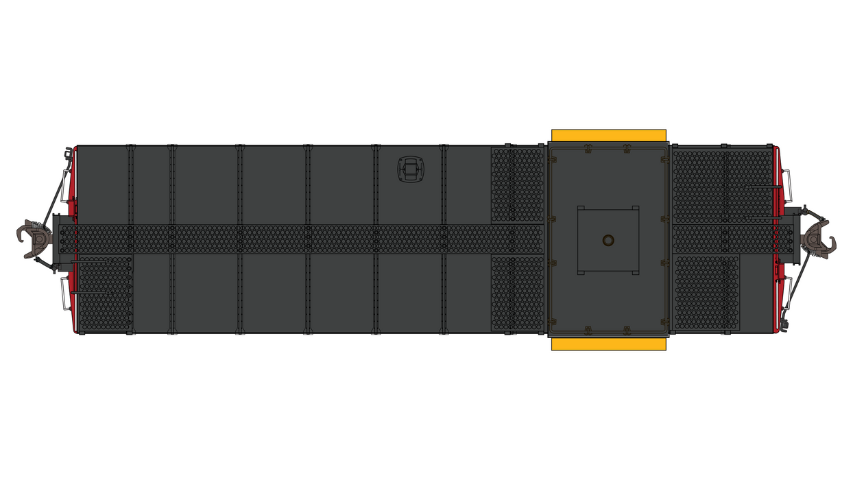 Santa Fe Peaked Roof Caboose CE-3 - Mid-Life 999634