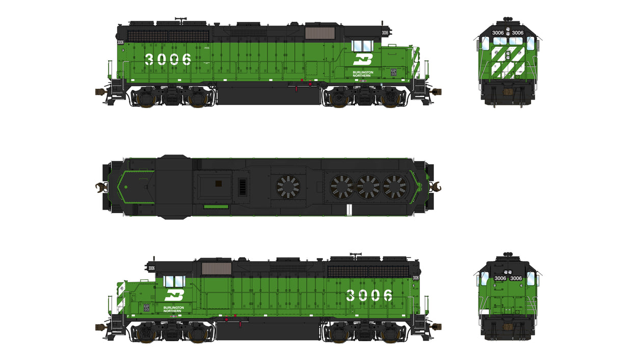 EMD GP40 1A3 - Burlington Northern 3006