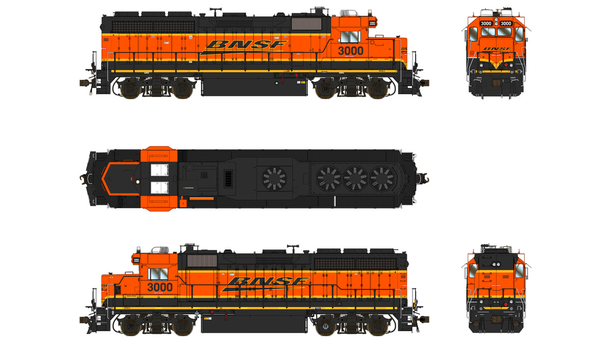 EMD GP40-2 1A3 - BNSF 3000