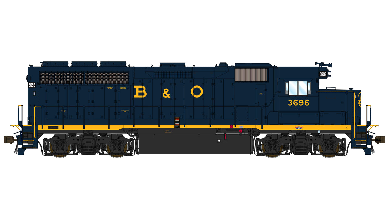 EMD GP40 1A3 - Baltimore & Ohio 3696