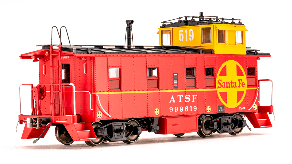 Santa Fe Peaked Roof Caboose CE-3 - Mid-Life 999619