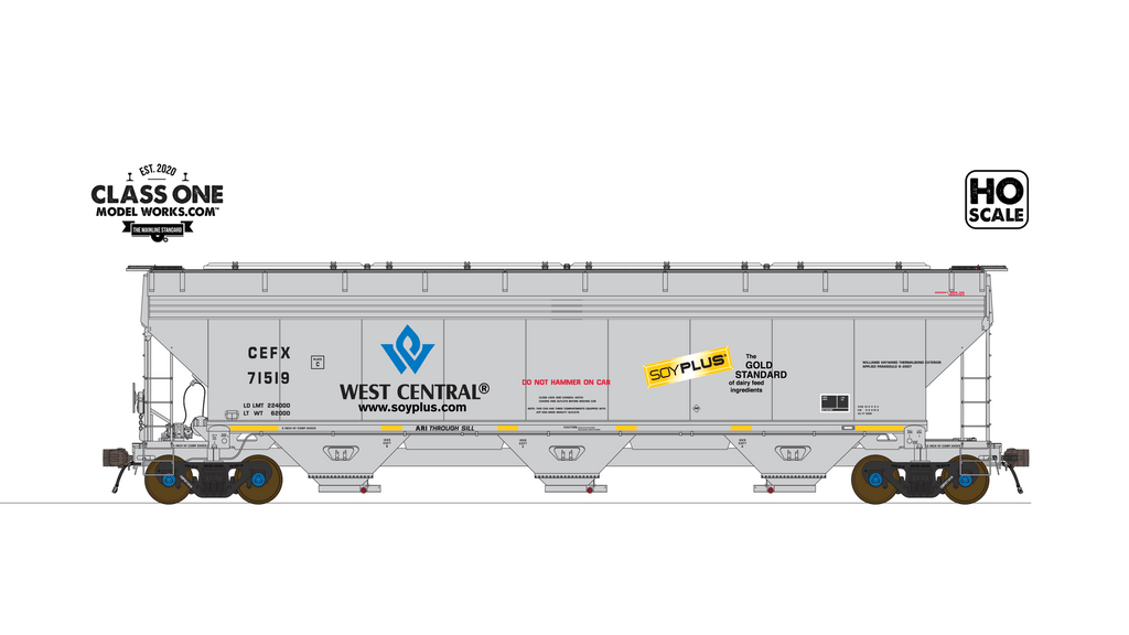 A sideview of the ARI 5200 Hopper Car - CIT Equipment Finance