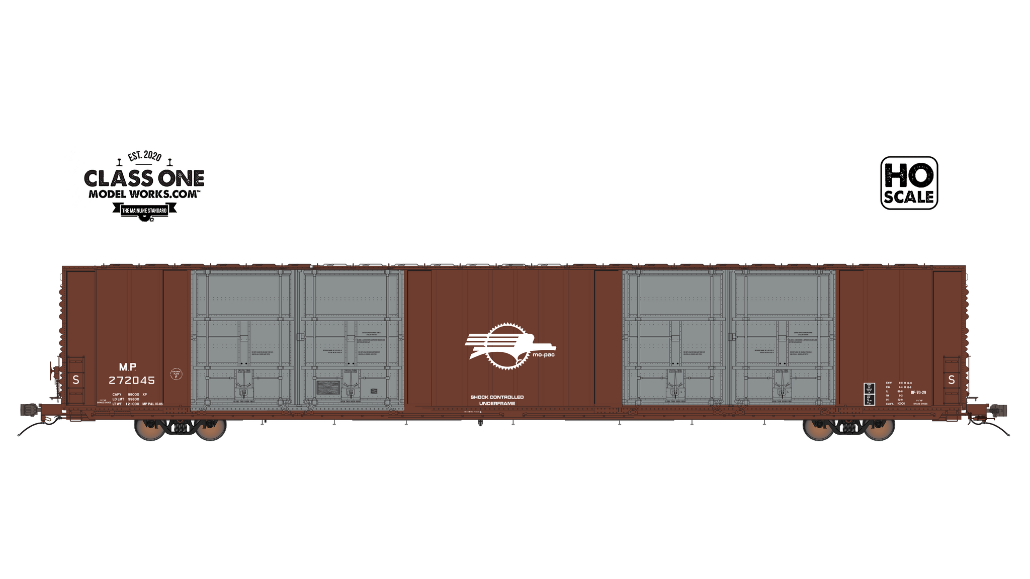 Class One Model Works Auto Racks Boxcars — Class One Model Works