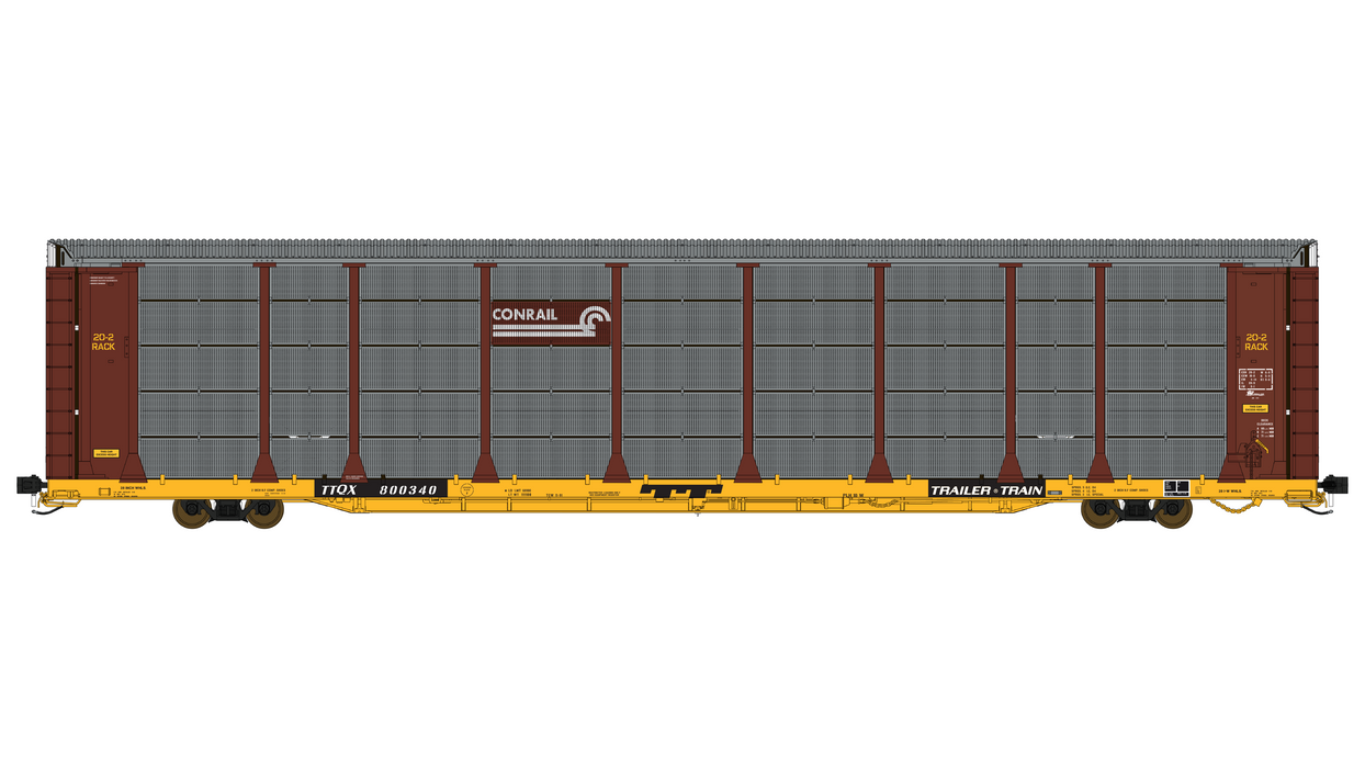 Thrall 20-2 Autorack - Type A - Conrail