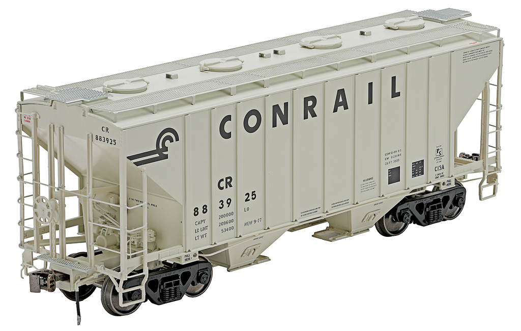 PS 3000CD Two-Bay Hopper Car - Conrail