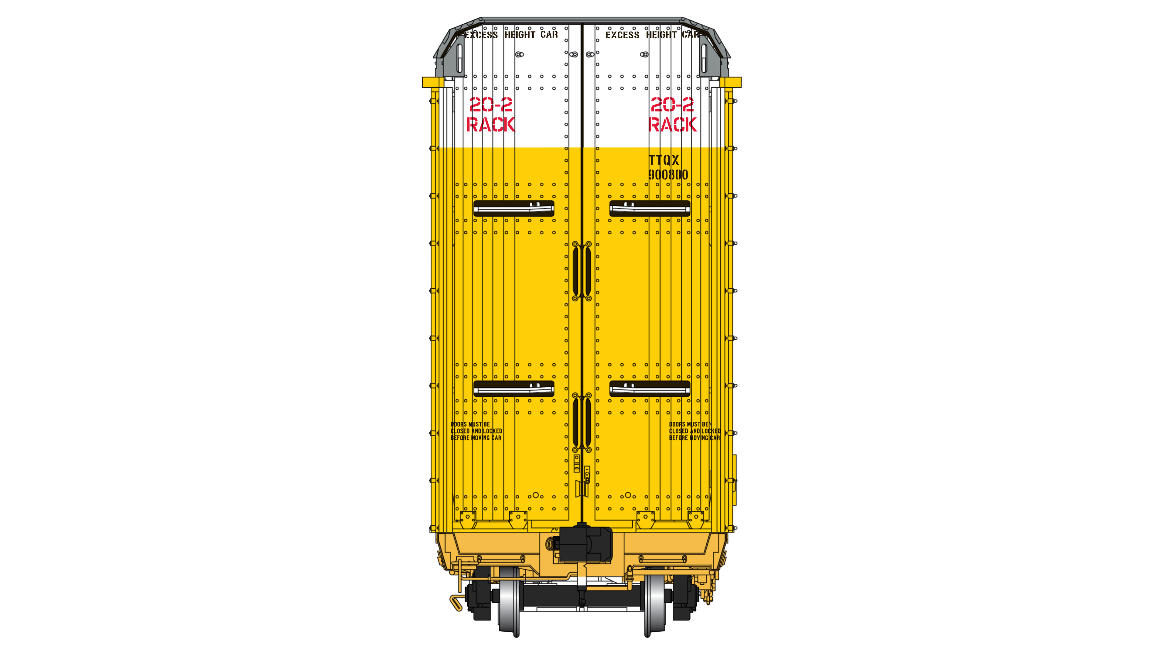 Thrall 20-2 Autorack - Type A - CSX — Class One Model Works