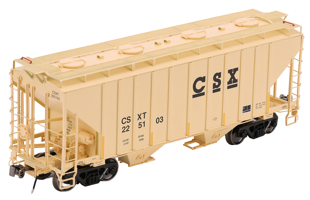 PS 3000CD Two-Bay Hopper Car - CSX