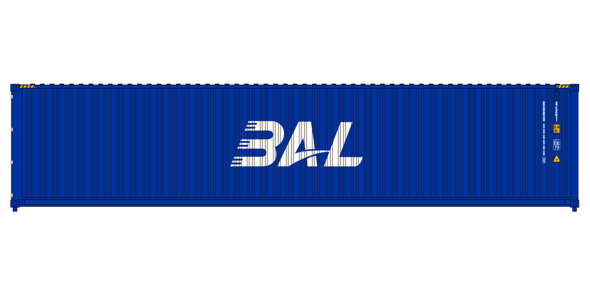 3-Pack CIMC 40' Corrugated Containers - BAL Container Line — Class One ...
