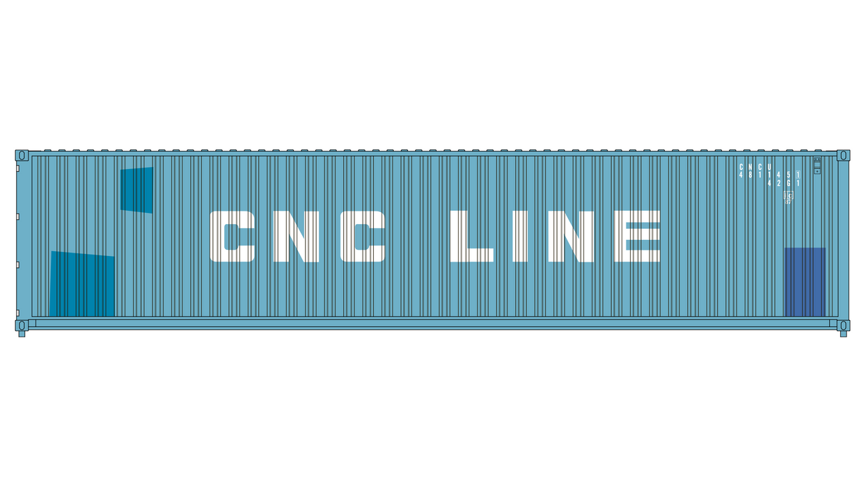 3-Pack CIMC 40' Corrugated Containers - Cheng Lie Navigation