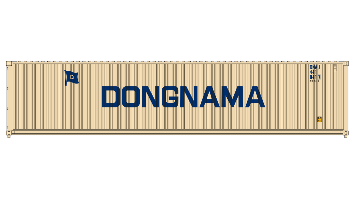 3-Pack CIMC 40' Corrugated Containers - Dongnama Shipping