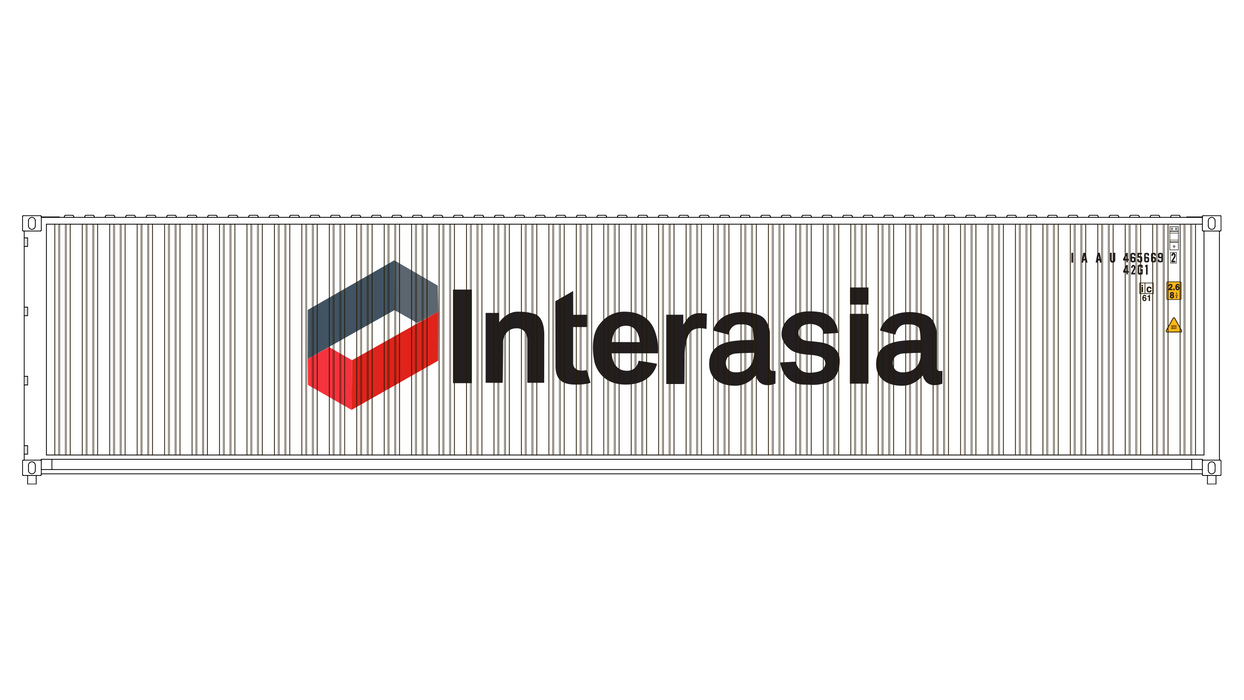 3-Pack CIMC 40' Corrugated Containers - Interasia Lines