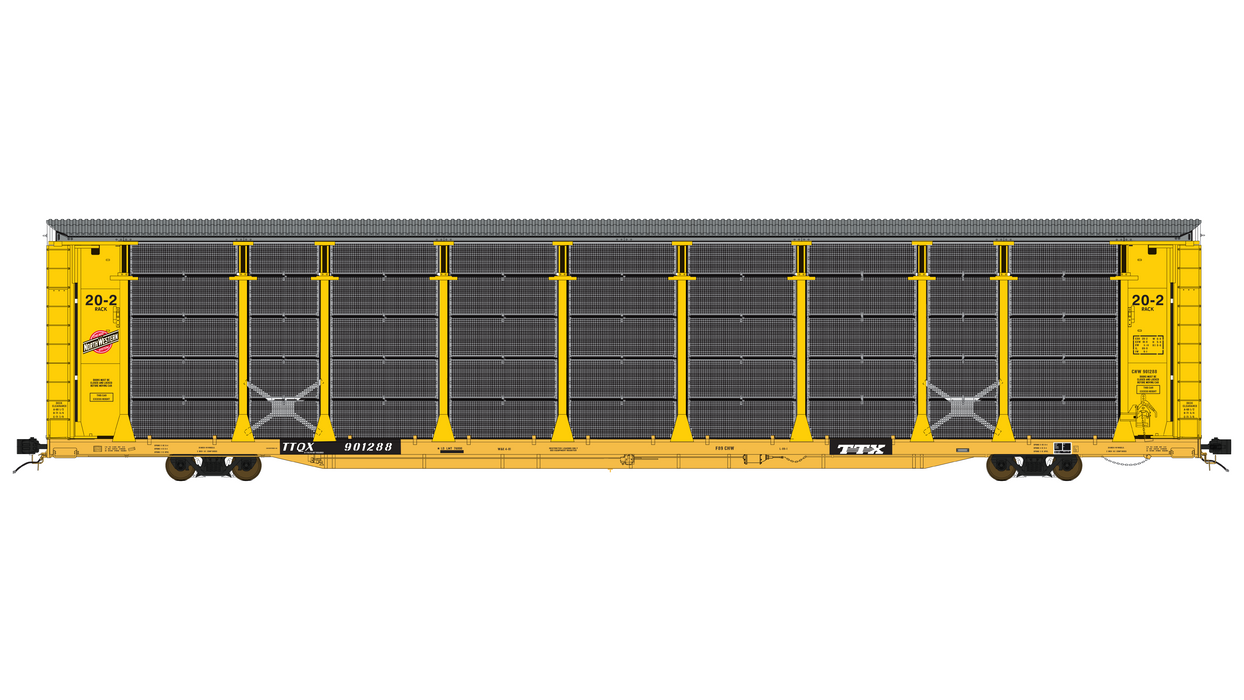 Thrall 20-2 Autorack - Type D - Chicago Northwestern