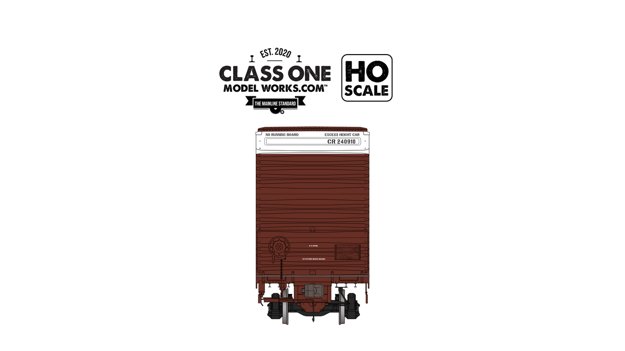 THRALL 86' HIGHCUBE BOXCAR - 4 DOOR - CONRAIL