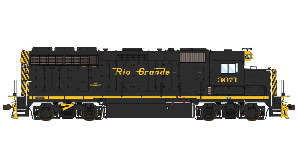 EMD GP40 1A3 - Denver & Rio Grande Western 3071