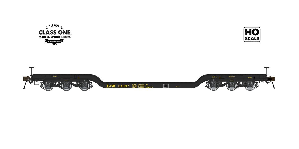 GSC Heavy Duty Flatcar - Louisville & Nashville - Run 2 — Class One ...