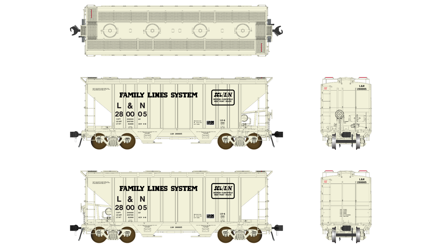 Hopper Cars — Class One Model Works