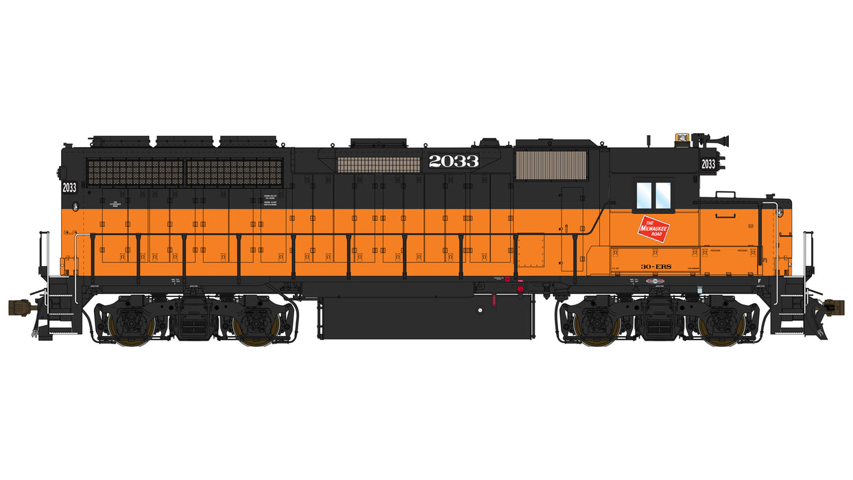 EMD GP40 1A3 - Milwaukee Road 2033