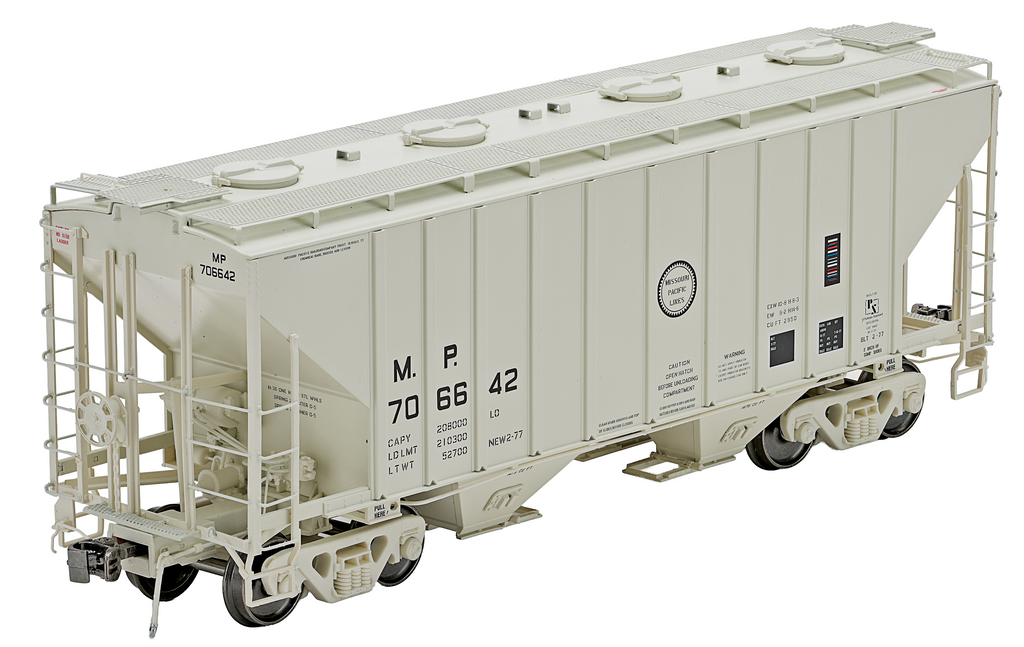 PS 3000CD Two-Bay Hopper Car - Missouri Pacific